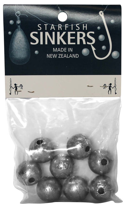 Starfish Ball Sinker Packet 1oz (8 per pack)