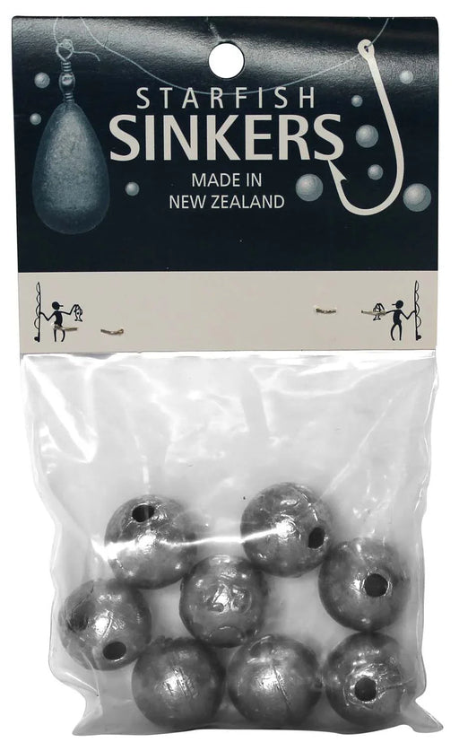Starfish Ball Sinker Packet 1oz (8 per pack) - LX2001 - Homewares, Outdoor, Phone Accessories, Cases, Speakers, Headphones + More -