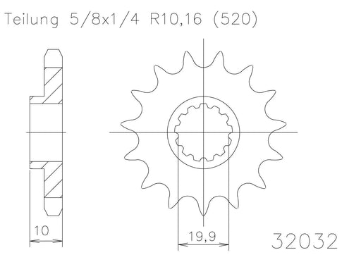SPROCKET FRONT MOTO MASTER MADE IN HOLLAND RM125 83-14 RMZ250 07-12 14T - LX2001 - Homewares, Outdoor, Phone Accessories, Cases, Speakers, Headphones + More -
