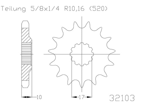 SPROCKET FRONT MOTO MASTER MADE IN HOLLAND HUSQVARNA CR125 WR125 98-13 - LX2001 - Homewares, Outdoor, Phone Accessories, Cases, Speakers, Headphones + More -