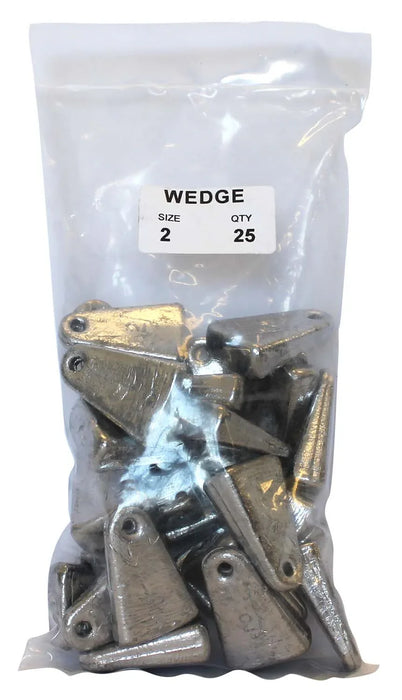 Wedge Sinker Bulk Pack 2oz (25 per pack) - LX2001 - Homewares, Outdoor, Phone Accessories, Cases, Speakers, Headphones + More -