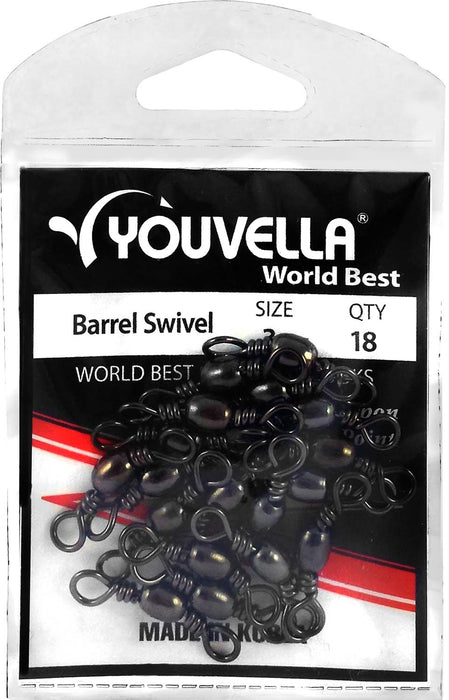 Youvella Barrel Swivel 3 (18 per pack)