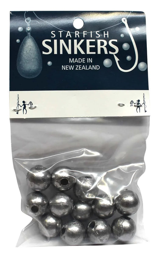 Starfish Ball Sinker Packet 1/2oz (12 per pack) - LX2001 - Homewares, Outdoor, Phone Accessories, Cases, Speakers, Headphones + More -