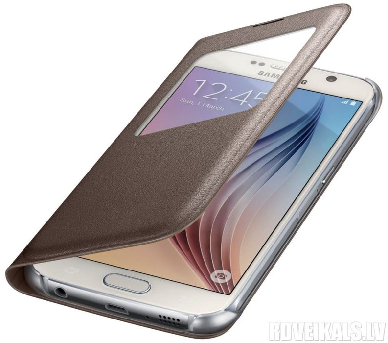 Samsung S6 S View Wallet Case EF-CG920PBEGWW EF-CG920PFEGWW EF-CG920PLEGWW EF-CG920PWEGWW