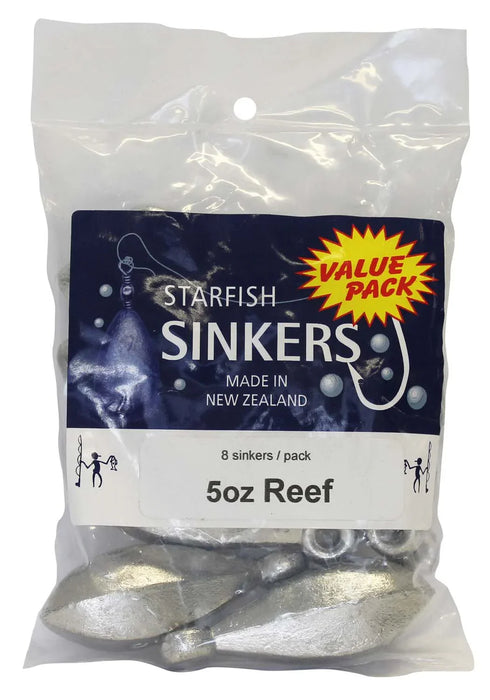 Starfish Reef Sinker Value Pack 5oz (8 per pack) - LX2001 - Homewares, Outdoor, Phone Accessories, Cases, Speakers, Headphones + More -