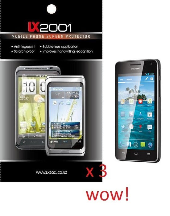 3 X Huawei Ascend G600 screen protector