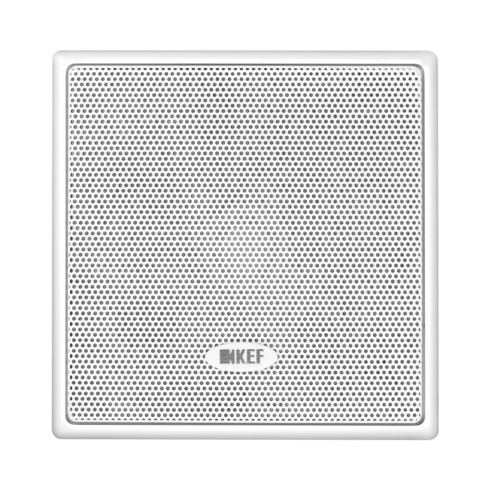 KEF CI100QS 4'' Flush Mounting Square In-Wall & Ceiling Speaker. 1x 4'' LF, 1x 0