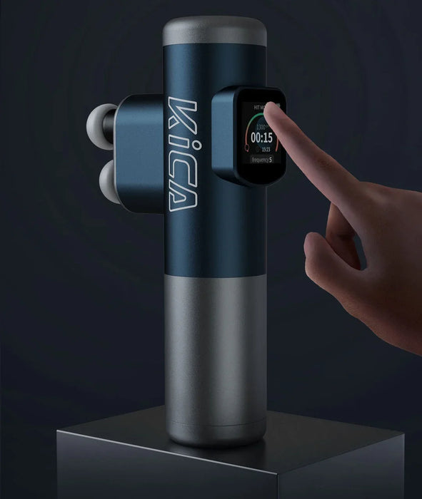 Feiyutech Kica Pro Double Head Portable Deep Tissue Massage Gun Blue - LX2001 - Homewares, Outdoor, Phone Accessories, Cases, Speakers, Headphones + More -