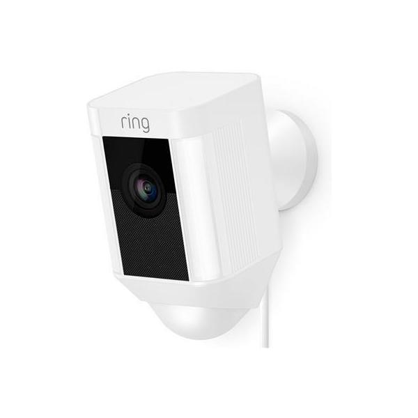 Ring Spotlight Wired Powered Camera Cam - White