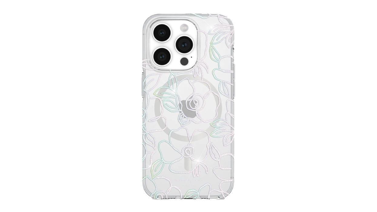 Kate Spade New York Protective Case with MagSafe for iPhone 15 Pro Modern Floral