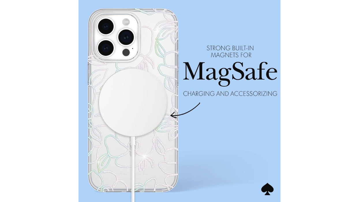 Kate Spade New York Protective Case with MagSafe iPhone 15 Pro Max Modern Floral