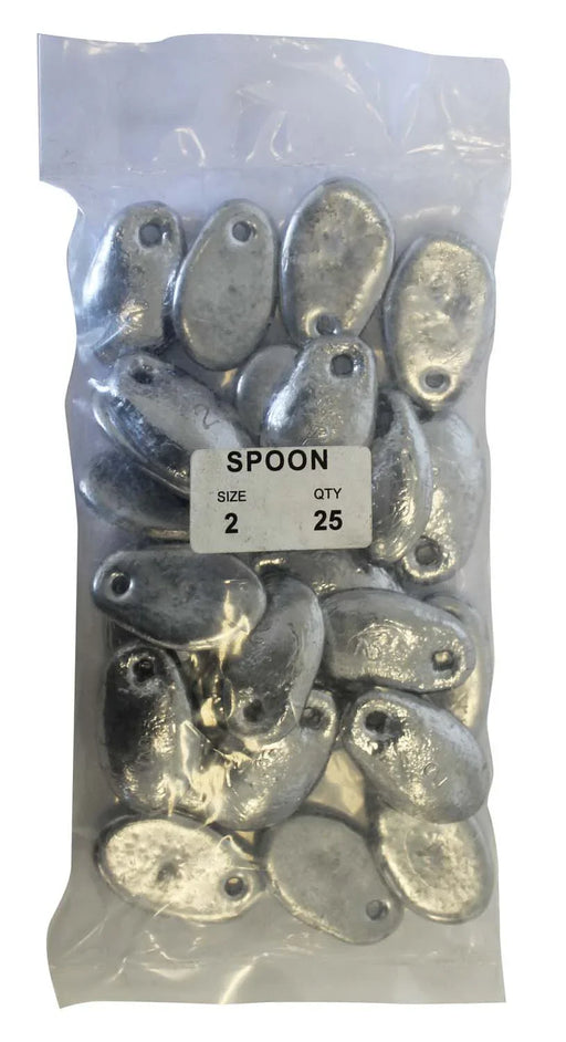 Spoon Sinker Bulk Pack 2oz (25 per pack) - LX2001 - Homewares, Outdoor, Phone Accessories, Cases, Speakers, Headphones + More -