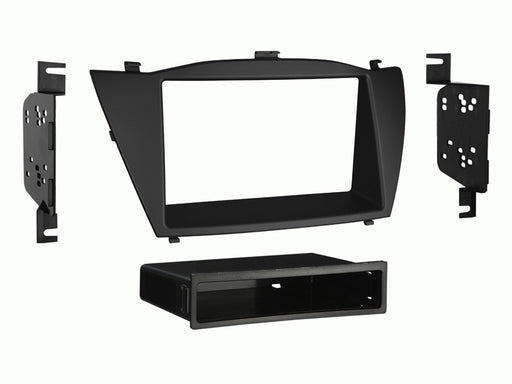 fitting kit hyundai ix35 tucson 2010 - 2015 din & double din (black)