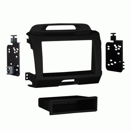 fitting kit kia sportage 2011 - 2016 din & double din (charcoal)