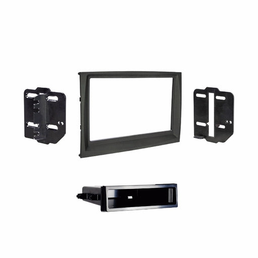 fitting kit kia sportage lx 2017 - 2019 (with base radio) (black)