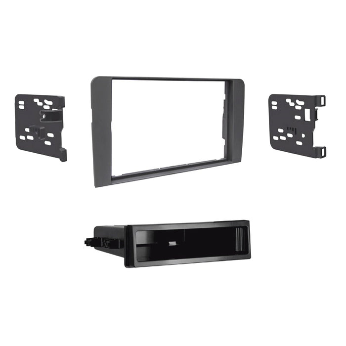 fitting kit audi a3 2006 - 2013 din & double din (black)