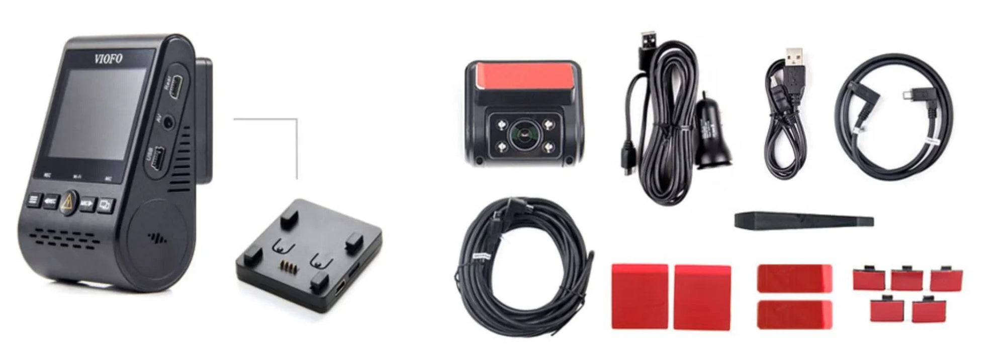 Viofo Dashcam A129 Duo IR 1080P Dual Channel Wifi + GPS (Uber Taxi Model) A129DUO-G IR - LX2001 - Homewares, Outdoor, Phone Accessories, Cases, Speakers, Headphones + More -