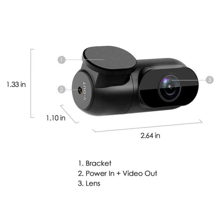 Viofo Dashcam A139-2Ch Front 2K 1440 + 1080P Rear