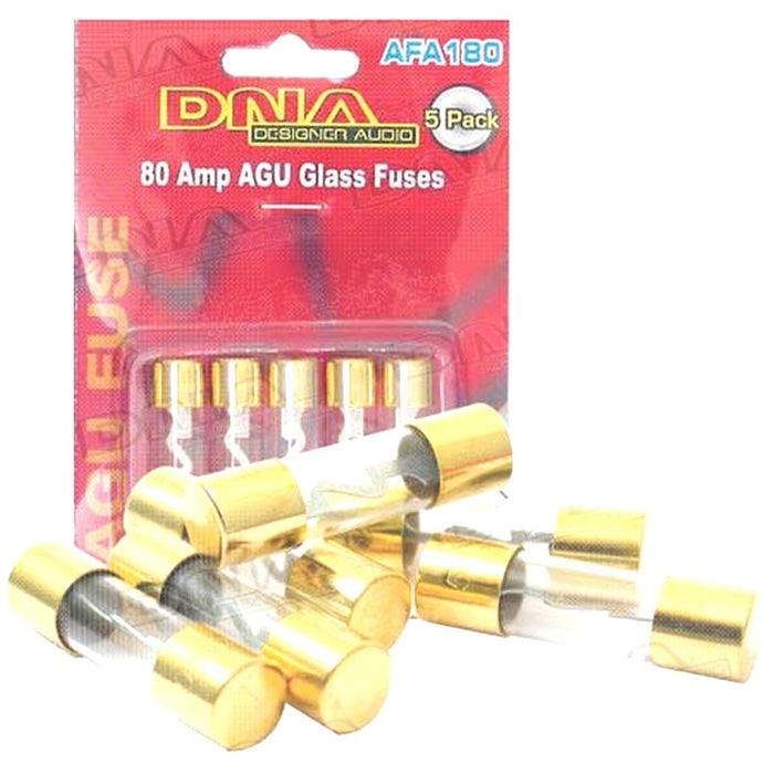 DNA AGU FUSES 80 AMP GOLD FUSE (5 PACK)
