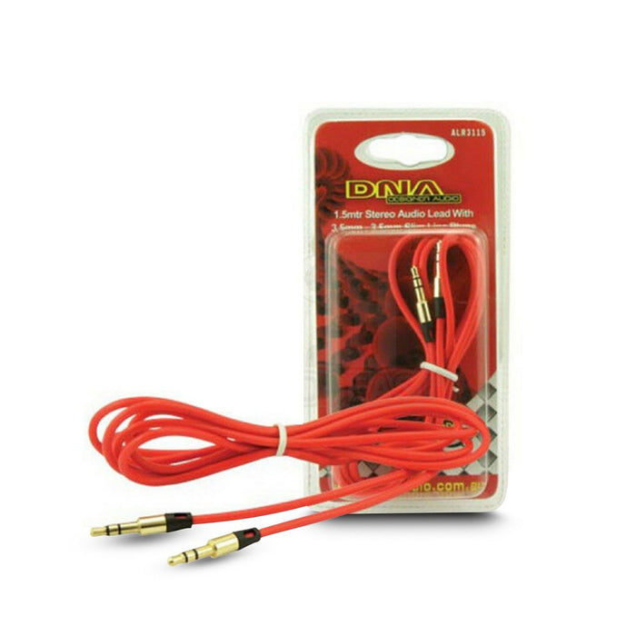 DNA 3.5MM TO 3.5MM STEREO AUX LEAD 1.5M