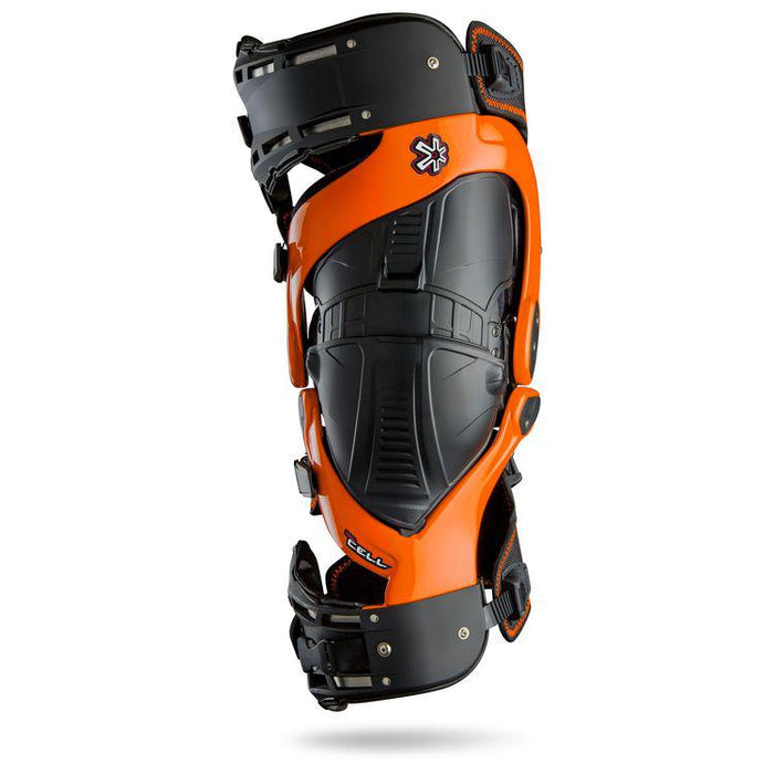 ASTERISK KNEE BRACE ULTRA CELL 2.0 ORANGE {INCLUDES UNDERSLEEVES} LARGE RIGHT