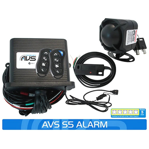 AVS S5 AS/NZS STANDARDS CERTIFIED ALARM / IMMOBILISER - LX2001 - Homewares, Outdoor, Phone Accessories, Cases, Speakers, Headphones + More -