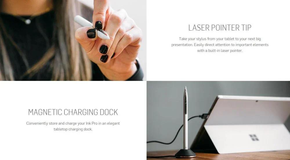 Adonit Ink Pro Fine Point Stylus Pen for Microsoft Devices - Black ADIPB - LX2001 - Homewares, Outdoor, Phone Accessories, Cases, Speakers, Headphones + More -