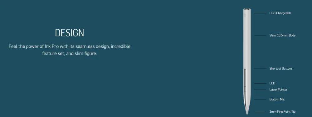 Adonit Ink Pro Fine Point Stylus Pen for Microsoft Devices - Black ADIPB - LX2001 - Homewares, Outdoor, Phone Accessories, Cases, Speakers, Headphones + More -