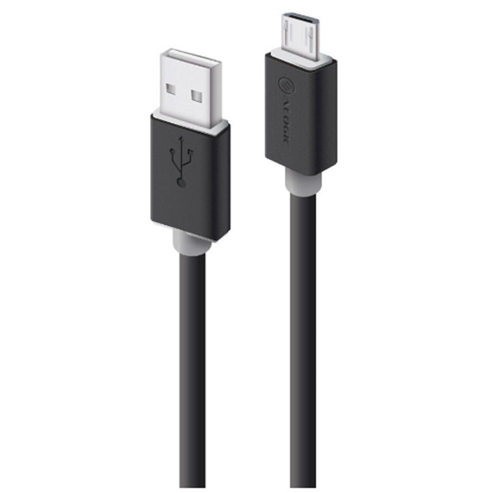 Alogic USB to Micro USB Charge Sync Cable - Black USB2-01-MCAB
