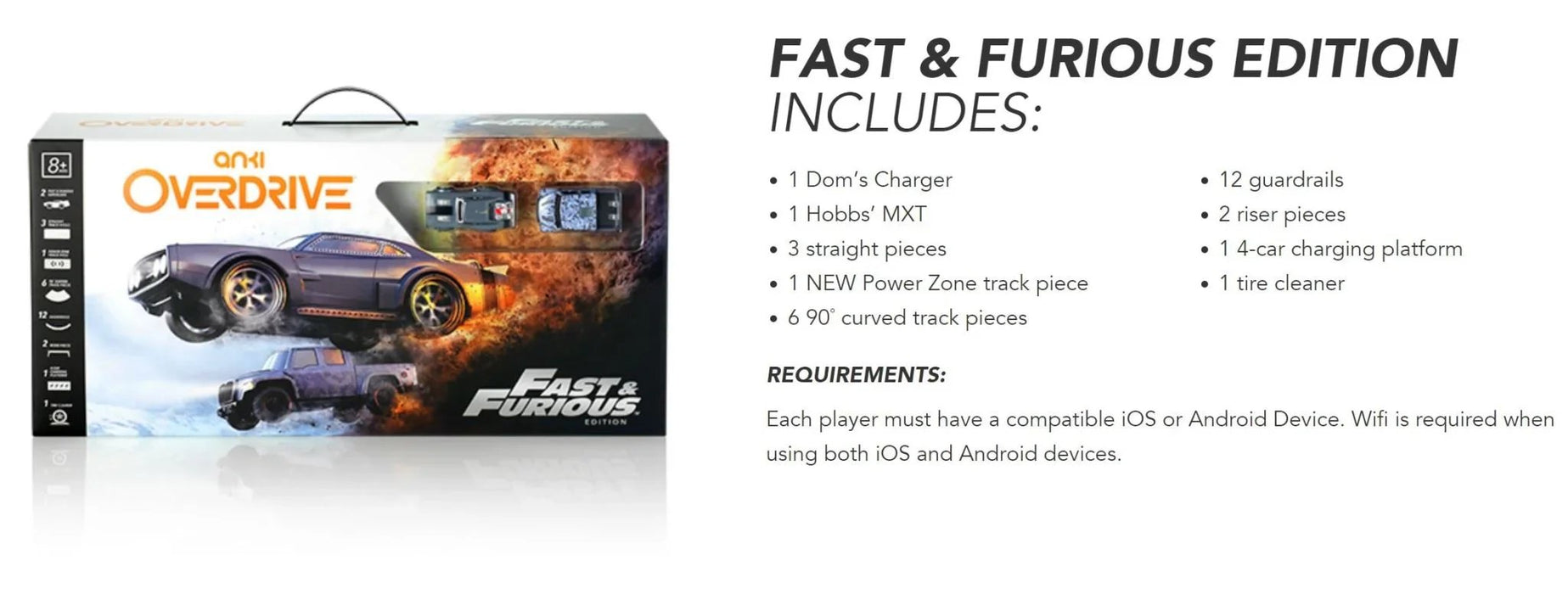 Anki Overdrive Fast And Furious Edition Starter Kit 000-00068 810559020790 - LX2001 - Homewares, Outdoor, Phone Accessories, Cases, Speakers, Headphones + More -