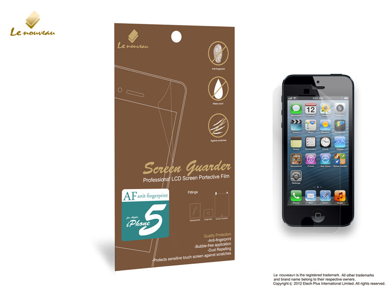 iPhone 5 Premium Anti-Fingerprint Screen Protector
