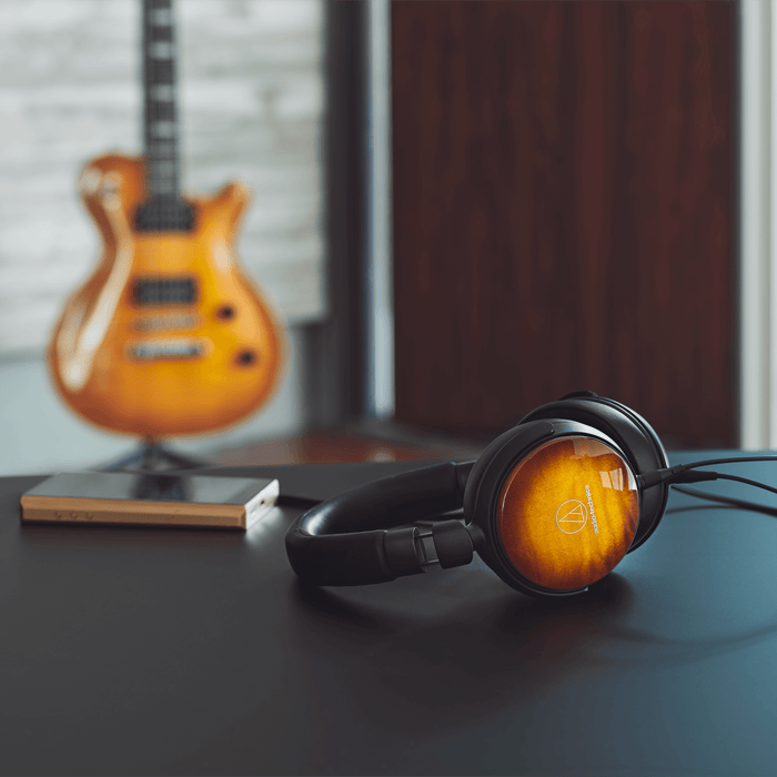 Audio Technica Flame Maple Premium Wood Headphone