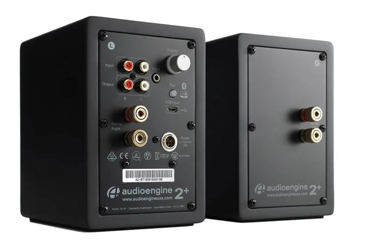 Audioengine Wireless Desktop Speaker Pair - Satin Black 852225007162