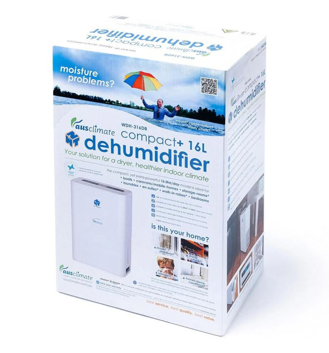 Ausclimate Compact 12L Dehumidifier WDH-610HE
