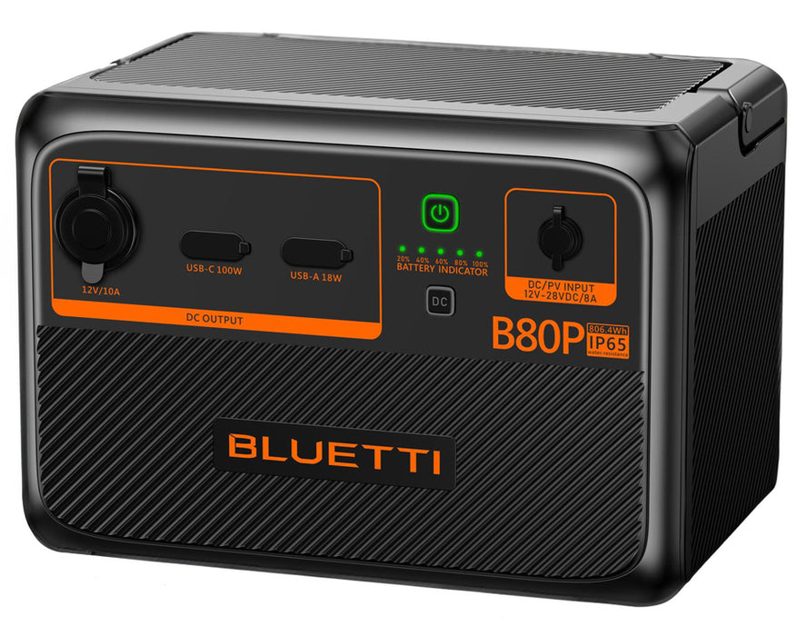 Bluetti B80P Expansion Battery & Usb/12Vdc Ups Power Station | 806Wh - For Ac60P