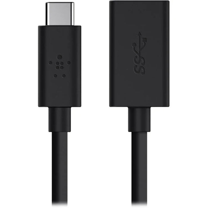 Belkin 2.0 USB-C to USB-A Adapter Cable F2CU036BTBLK - LX2001 - Homewares, Outdoor, Phone Accessories, Cases, Speakers, Headphones + More -