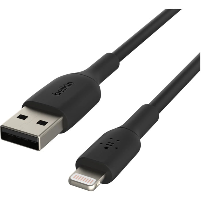 Belkin BoostCharge 2M Lightning to USB-A Cable - Black CAA001BT2MBK 745883788668 - LX2001 - Homewares, Outdoor, Phone Accessories, Cases, Speakers, Headphones + More -