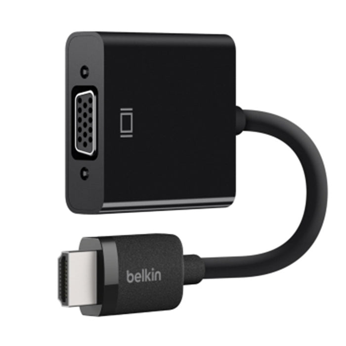 Belkin HDMI to VGA Adaptor w/ Micro-USB Power - Black AV10170BT 745883738427