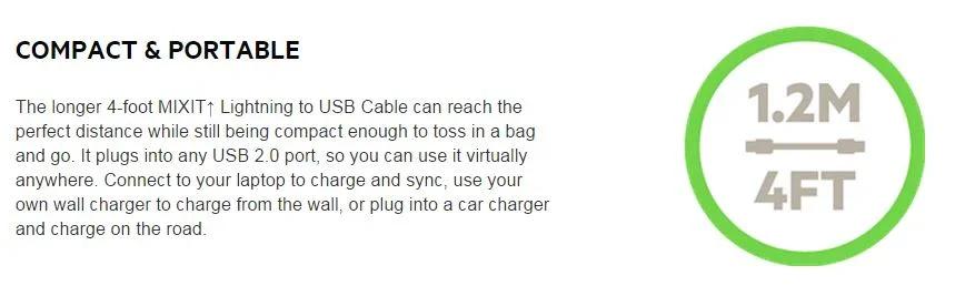 Belkin Lightning Metallic Charge Sync Cable 1.2M - LX2001 - Homewares, Outdoor, Phone Accessories, Cases, Speakers, Headphones + More -