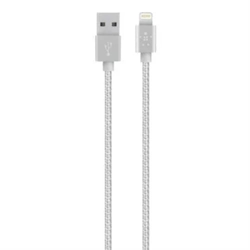 Belkin Lightning Metallic Charge Sync Cable 1.2M - LX2001 - Homewares, Outdoor, Phone Accessories, Cases, Speakers, Headphones + More -