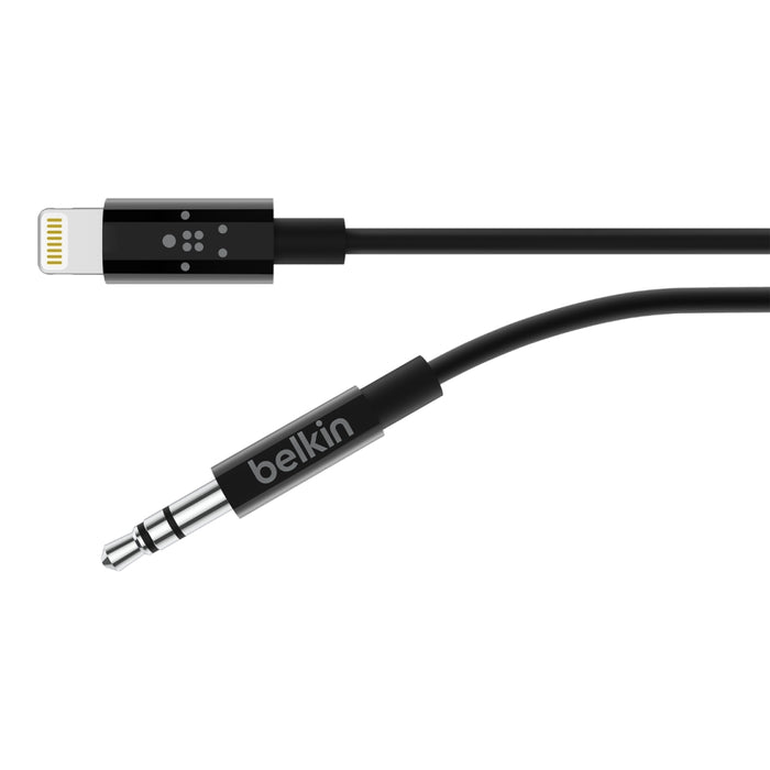 Belkin Lightning to 3.5mm Audio Cable 90cm - Black AV10172BT03-BLK