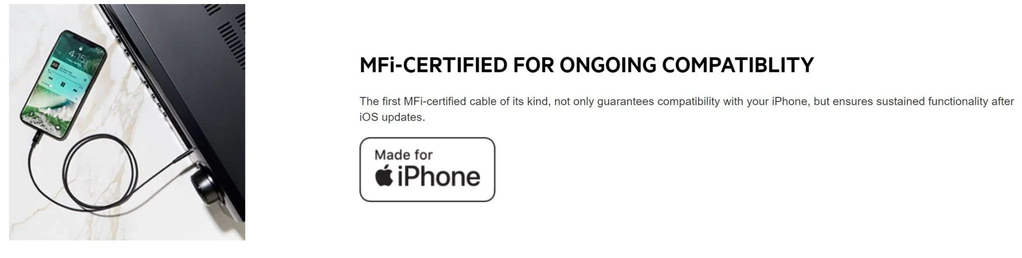 Belkin Lightning to 3.5mm Audio Cable 90cm - White AV10172BT03-WHT - LX2001 - Homewares, Outdoor, Phone Accessories, Cases, Speakers, Headphones + More -