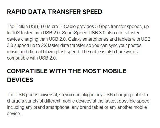 Belkin Micro Car Charge USB 3.0 Cable Galaxy S5 - LX2001 - Homewares, Outdoor, Phone Accessories, Cases, Speakers, Headphones + More -