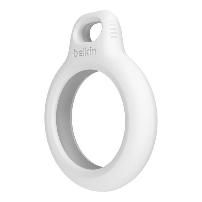 Belkin Secure Holder with Key Ring for Apple AirTag - White F8W973BTWHT 745883786206