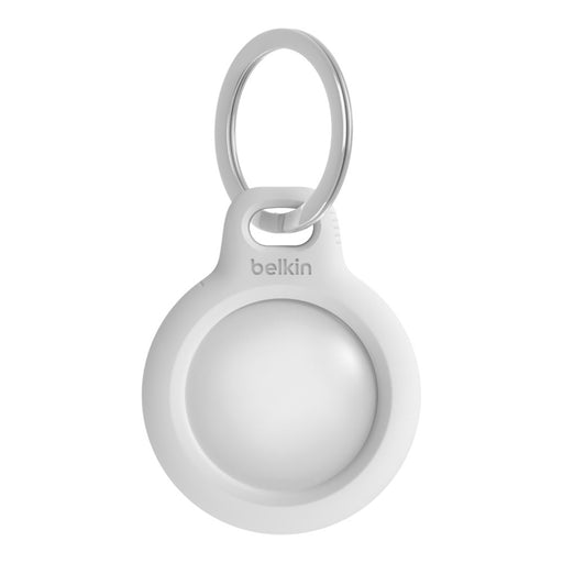 Belkin Secure Holder with Key Ring for Apple AirTag - White F8W973BTWHT 745883786206