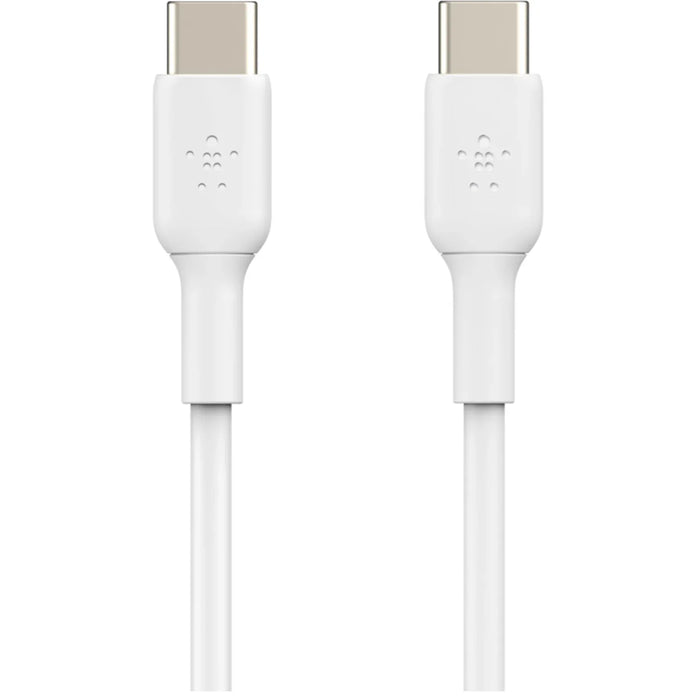 Belkin USB-C Data Transfer Cable to USB-C Cable - White CAB003BT1MWH 745883788248 - LX2001 - Homewares, Outdoor, Phone Accessories, Cases, Speakers, Headphones + More -