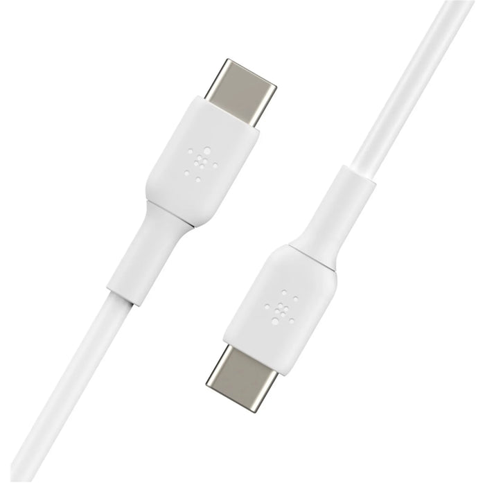 Belkin USB-C Data Transfer Cable to USB-C Cable - White CAB003BT1MWH 745883788248 - LX2001 - Homewares, Outdoor, Phone Accessories, Cases, Speakers, Headphones + More -