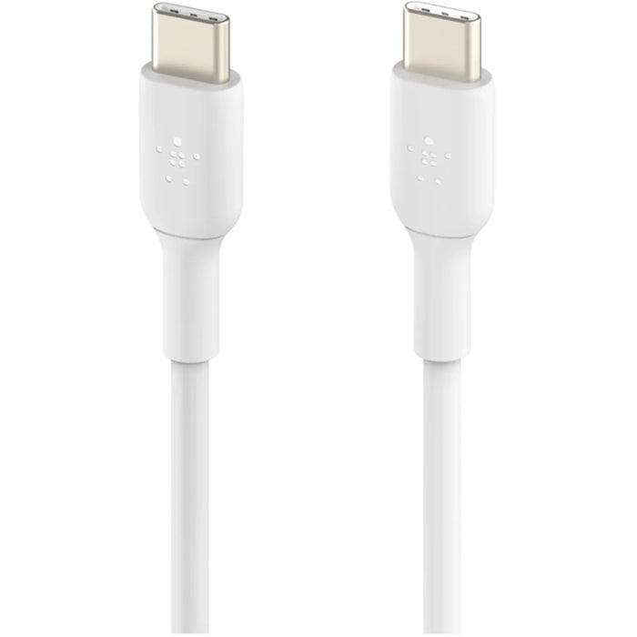 Belkin USB-C Data Transfer Cable to USB-C Cable - White CAB003BT1MWH 745883788248 - LX2001 - Homewares, Outdoor, Phone Accessories, Cases, Speakers, Headphones + More -