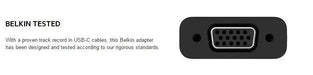 Belkin USB-C to VGA Adapter F2CU037BTBLK - LX2001 - Homewares, Outdoor, Phone Accessories, Cases, Speakers, Headphones + More -