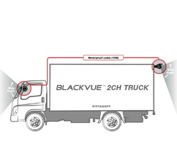 Blackvue DR750X 2 Channel Truck Full HD Dashcam Dash Cam w/ 32GB Micro SD Card DR750X-2CH-TRUCK32GB-EN